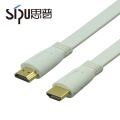 SIPU high speed flat hdmi cable 2.0 for ps4 with ethernet factory price cable tv hdmi wholesale audio video cable